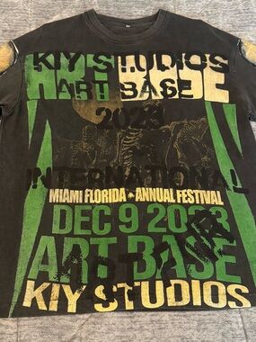 KIY Studios Art Basel Short Sleeve Tee Small